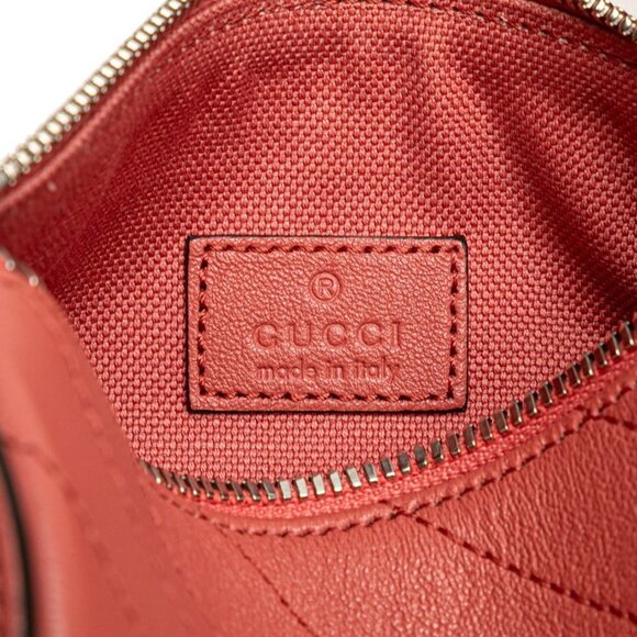 GUCCI Pink Leather Shoulder Bag - Picture 8 of 11